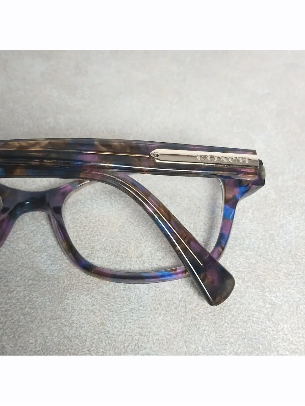 Coach Eyeglasses Confetti Purple HC 6065 5288 Authentic Glasses Frame + Case